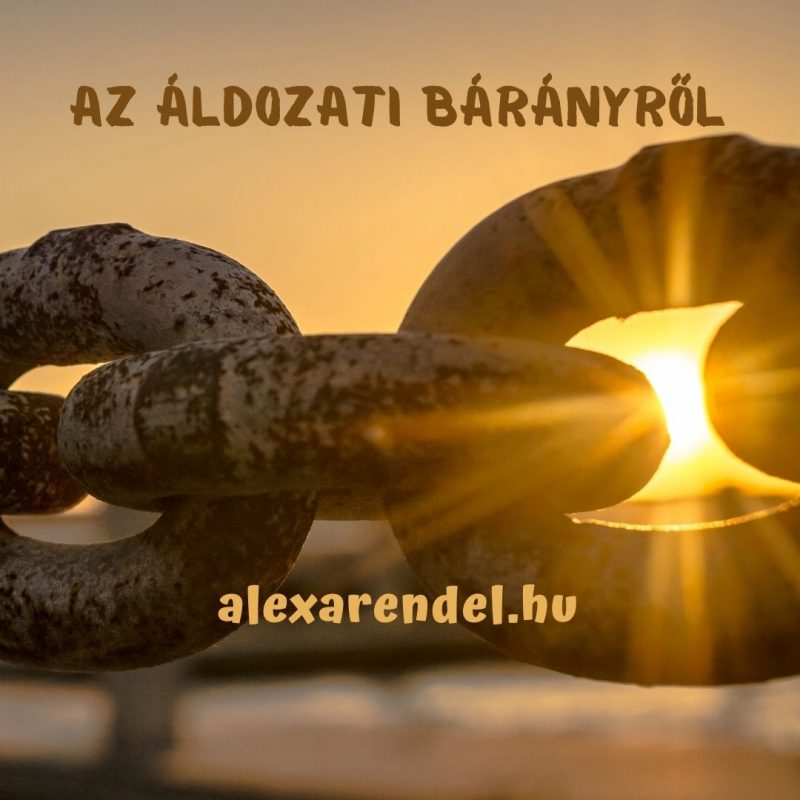 Az áldozati bárányról – ALEXARENDEL