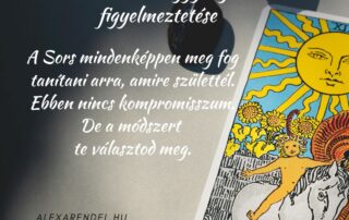A Sors mindenképpen meg fog tanítani arra, amire születtél_alexarendel.hu