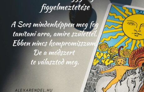 A Sors mindenképpen meg fog tanítani arra, amire születtél_alexarendel.hu
